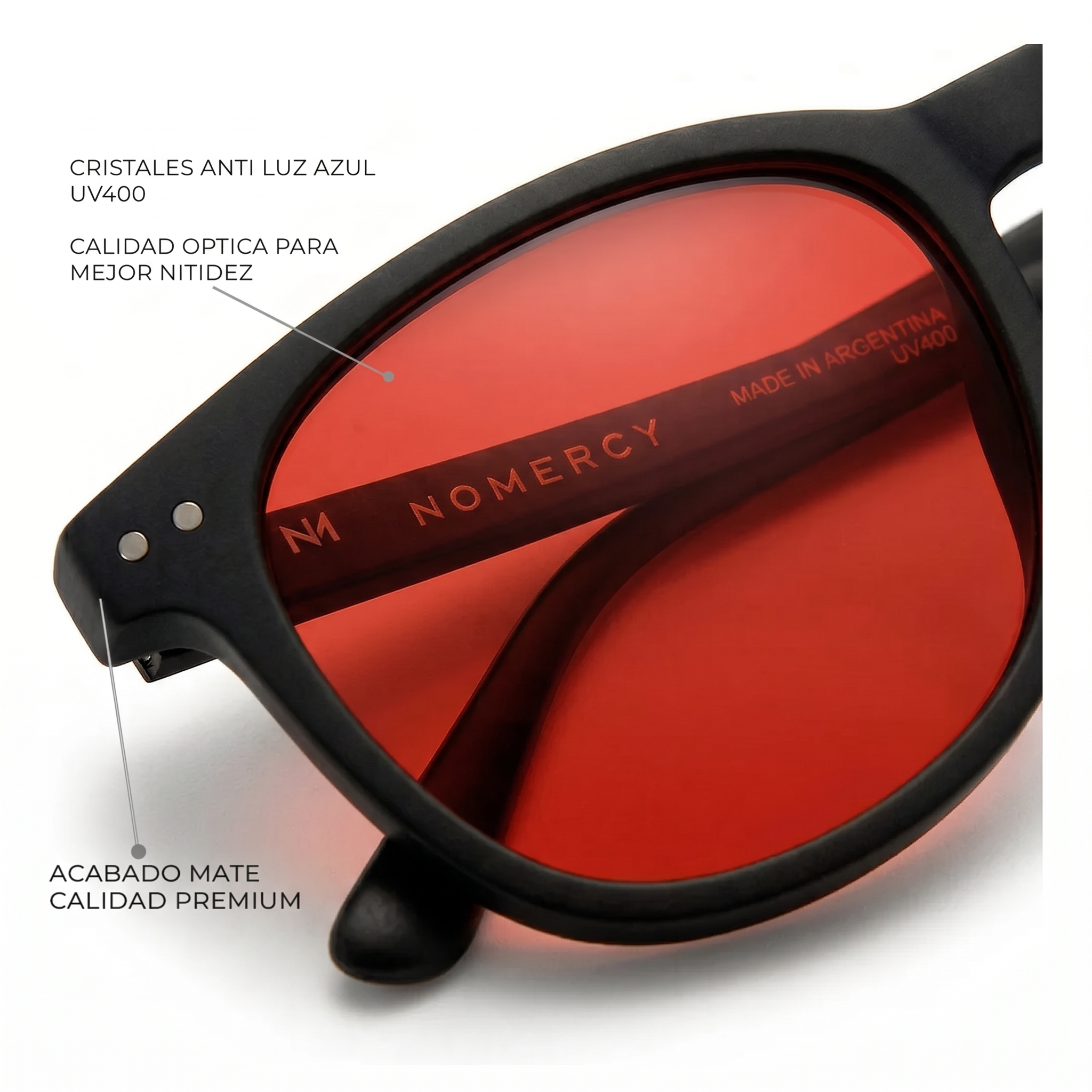 Anteojos NOMERCY ONE™ Rojos - Mejorar el Sueño y Noche