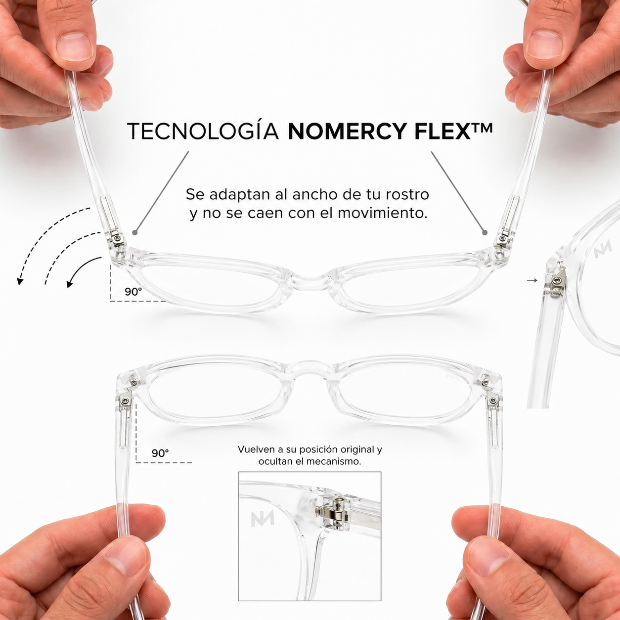 Anteojos NOMERCY ONE™ CLEAR - Protección para pantallas