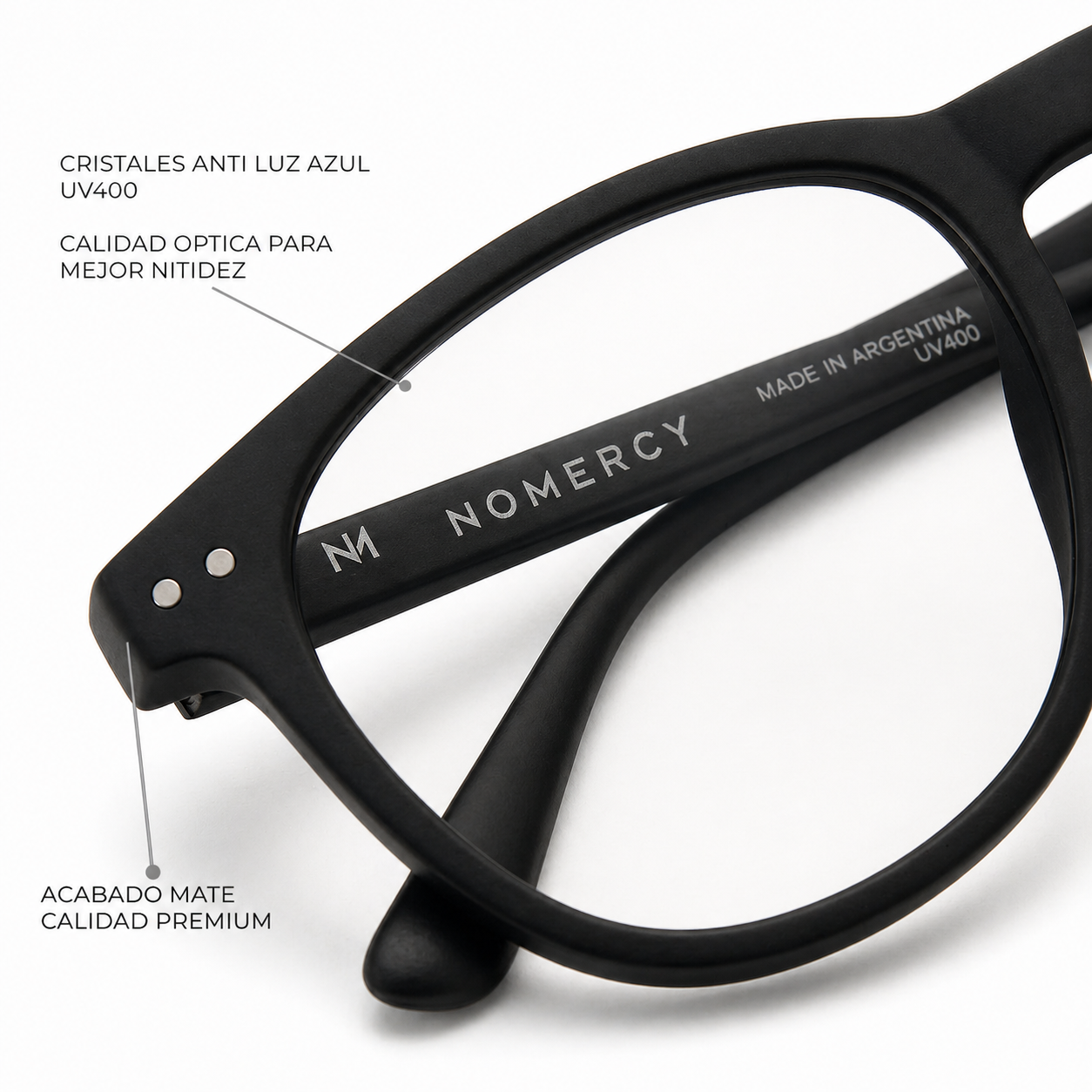 Anteojos NOMERCY ONE™ CLEAR - Protección para pantallas