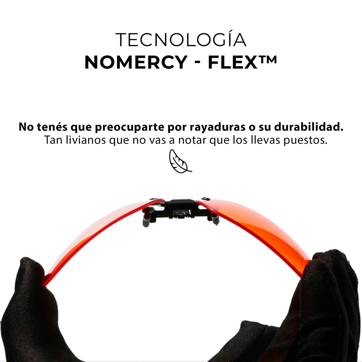Clip NOMERCY™ para Anteojos con Aumento* - Filtra las luces fuertes sin cambiar tus anteojos