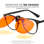 Clip NOMERCY™ para Anteojos con Aumento* - Filtra las luces fuertes sin cambiar tus anteojos