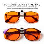 Clip NOMERCY™ para Anteojos con Aumento* - Filtra las luces fuertes sin cambiar tus anteojos